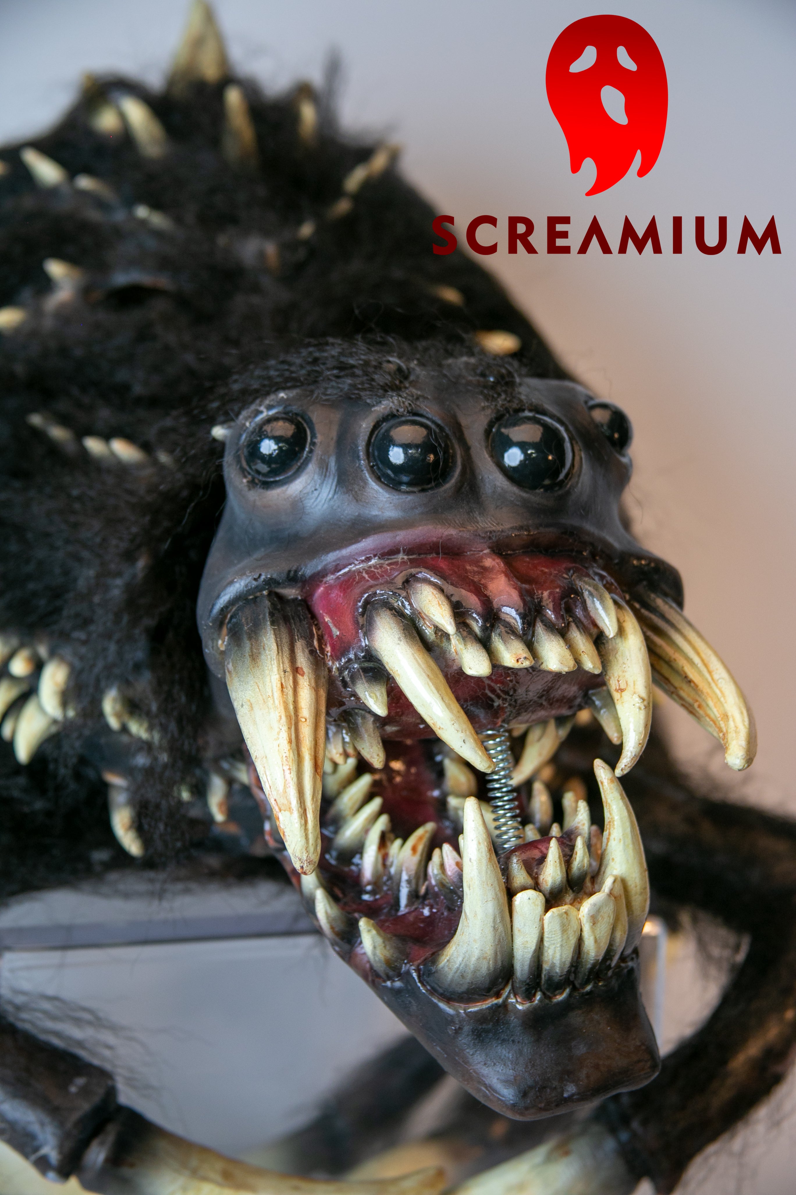 Giant Spider Monster Scary Spider Costume with Hinged Mouth