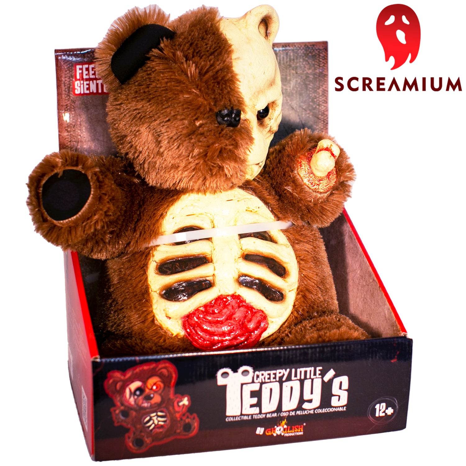 Monster Teddy Bear Skeleton Prop Halloween Decoration