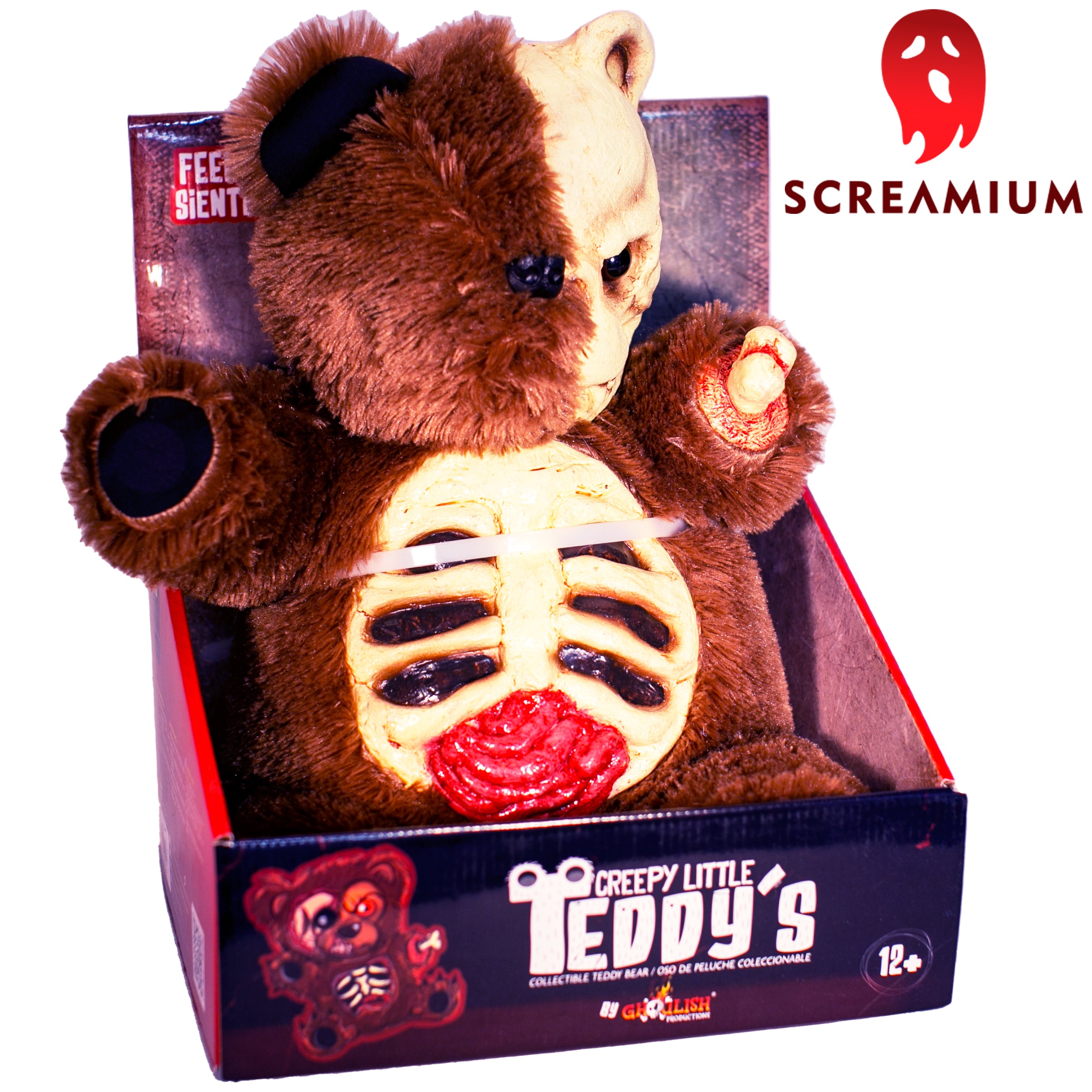 Monster Teddy Bear Skeleton Prop Halloween Decoration