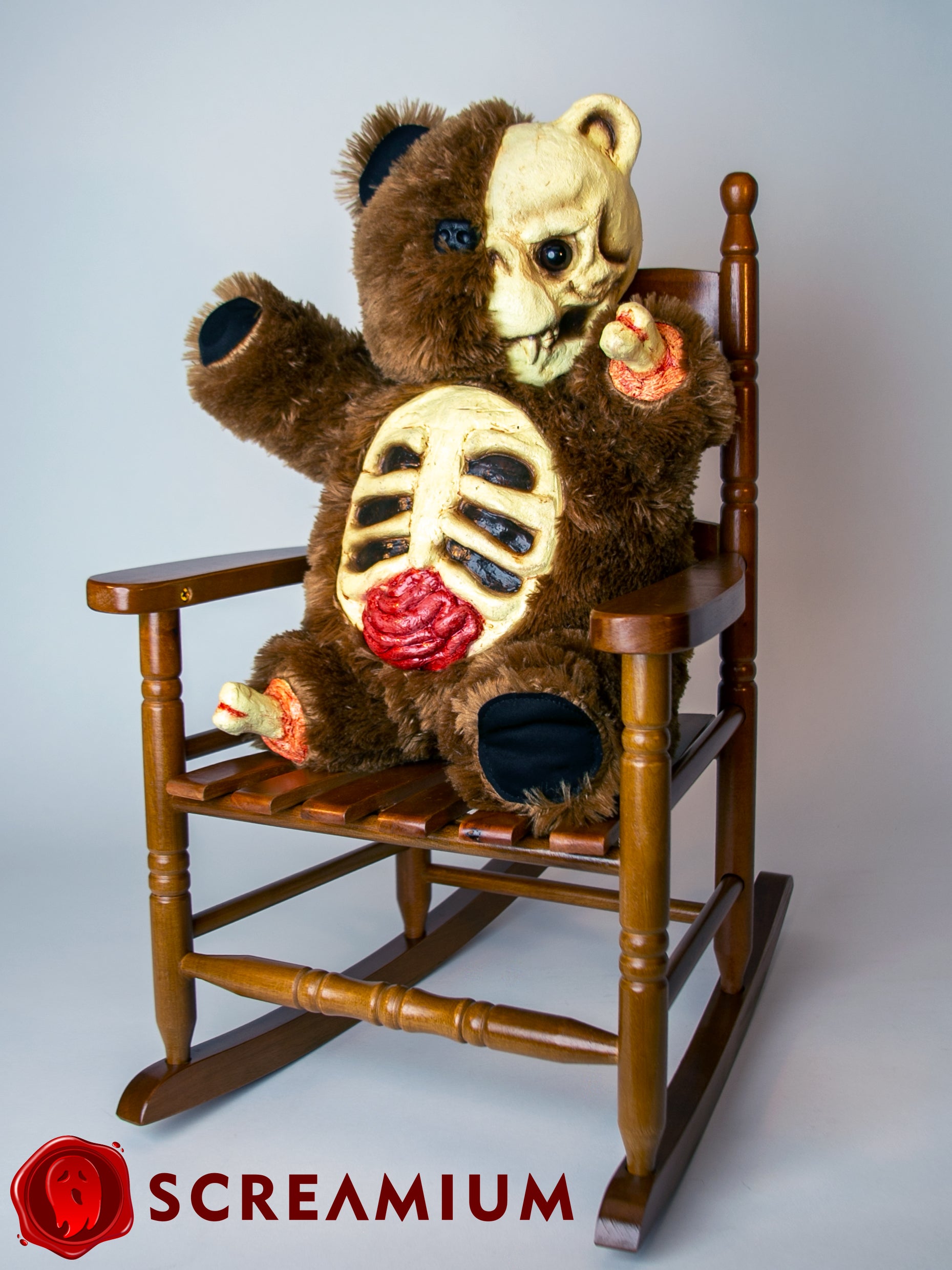 Monster Teddy Bear Skeleton Prop Halloween Decoration