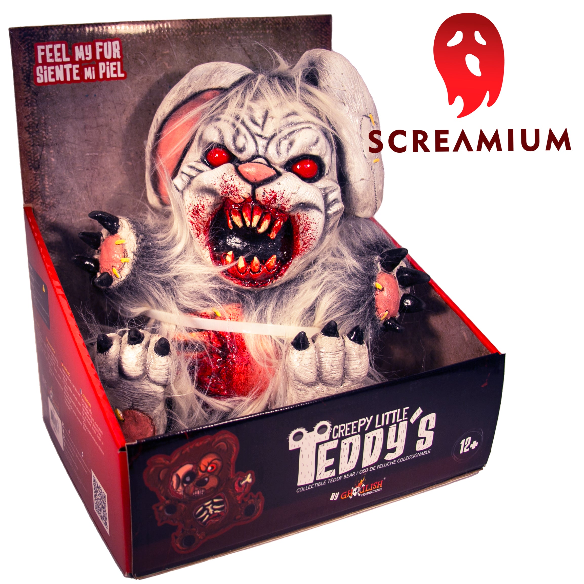 Bad Bunny Zombie Plush Toy Prop Halloween Decoration