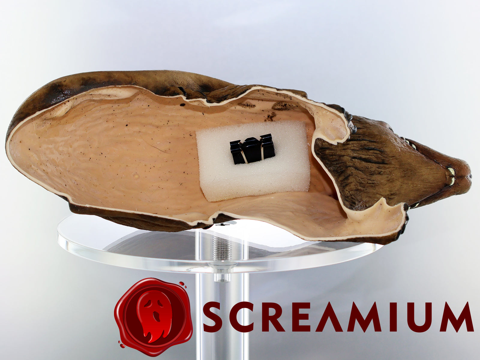 Shoulder Buddy Halloween Accessory - Brown Rubber Rat