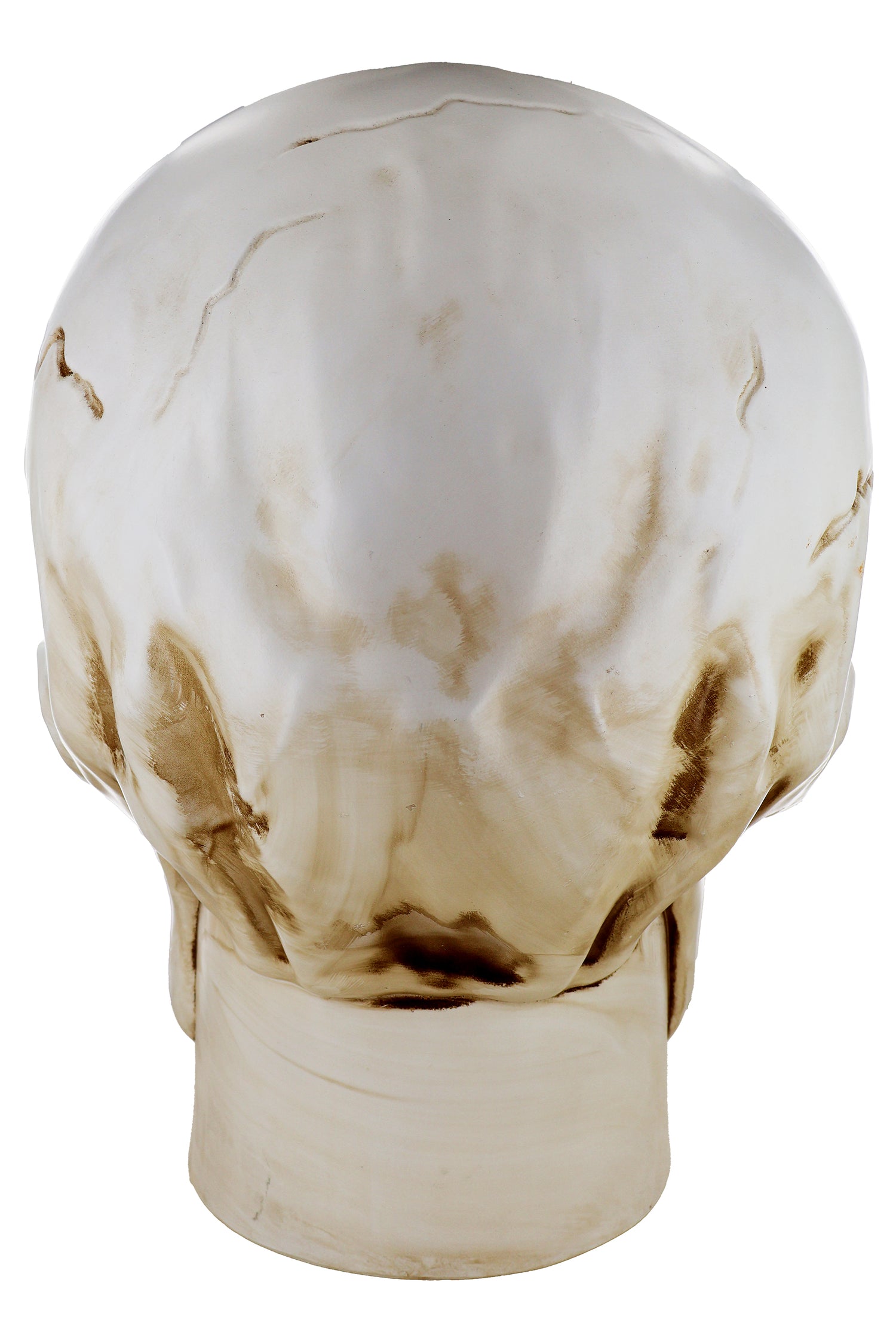 Giant Skeleton Head Translucent Polyresin Sculpture Outdoor Halloween Decoration