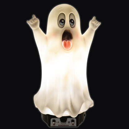 Friendly Ghost Tabletop Lamp 22-Inch-Tall Halloween Decoration