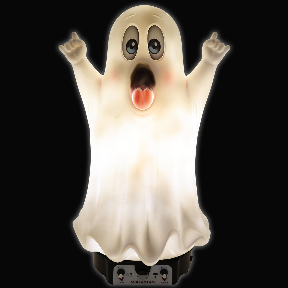 Friendly Ghost Tabletop Lamp 22-Inch-Tall Halloween Decoration