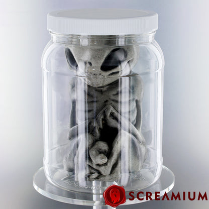 Grey Alien Monster Embryo in Formaldehyde Jar Prop