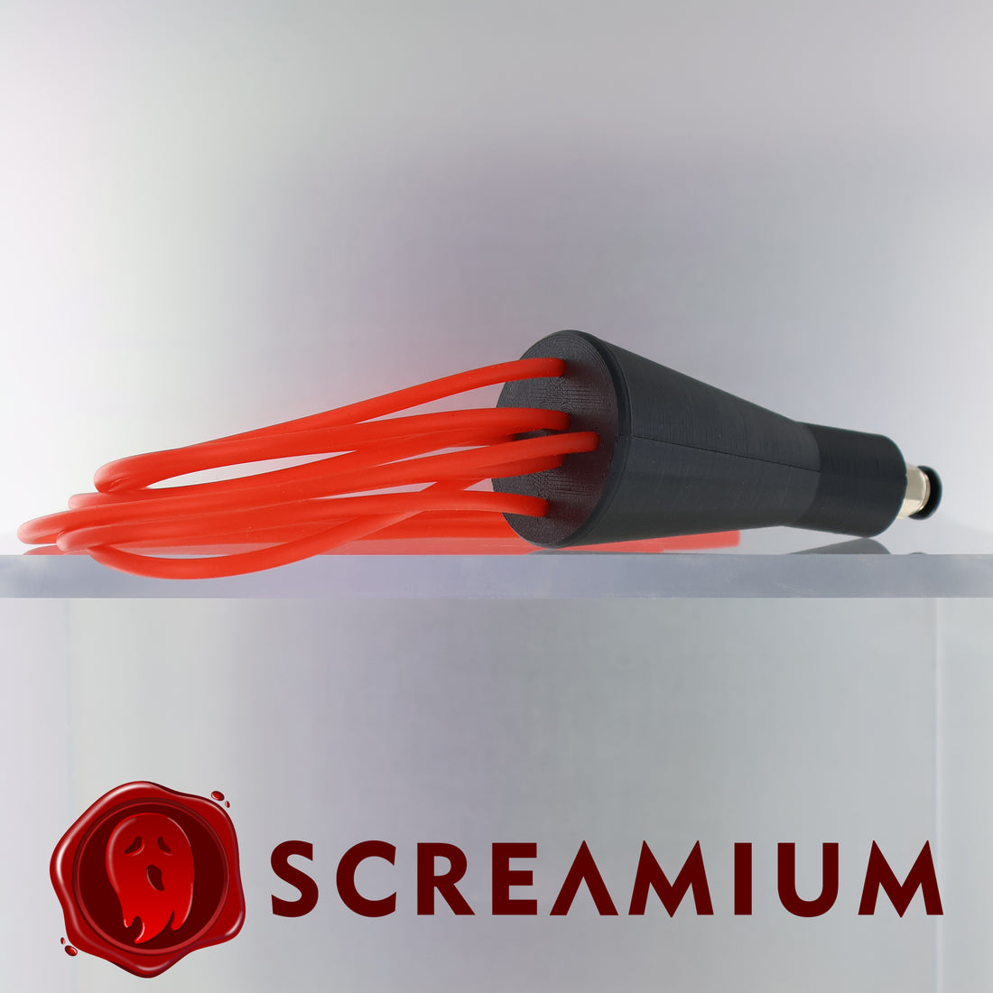 Pneumatic Air Silicone Tentacles for Halloween Mask Display - Red
