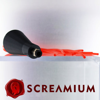 Pneumatic Air Silicone Tentacles for Halloween Mask Display - Red