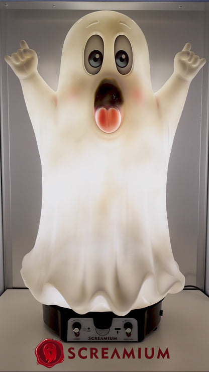 Friendly Ghost Tabletop Lamp 22-Inch-Tall Halloween Decoration