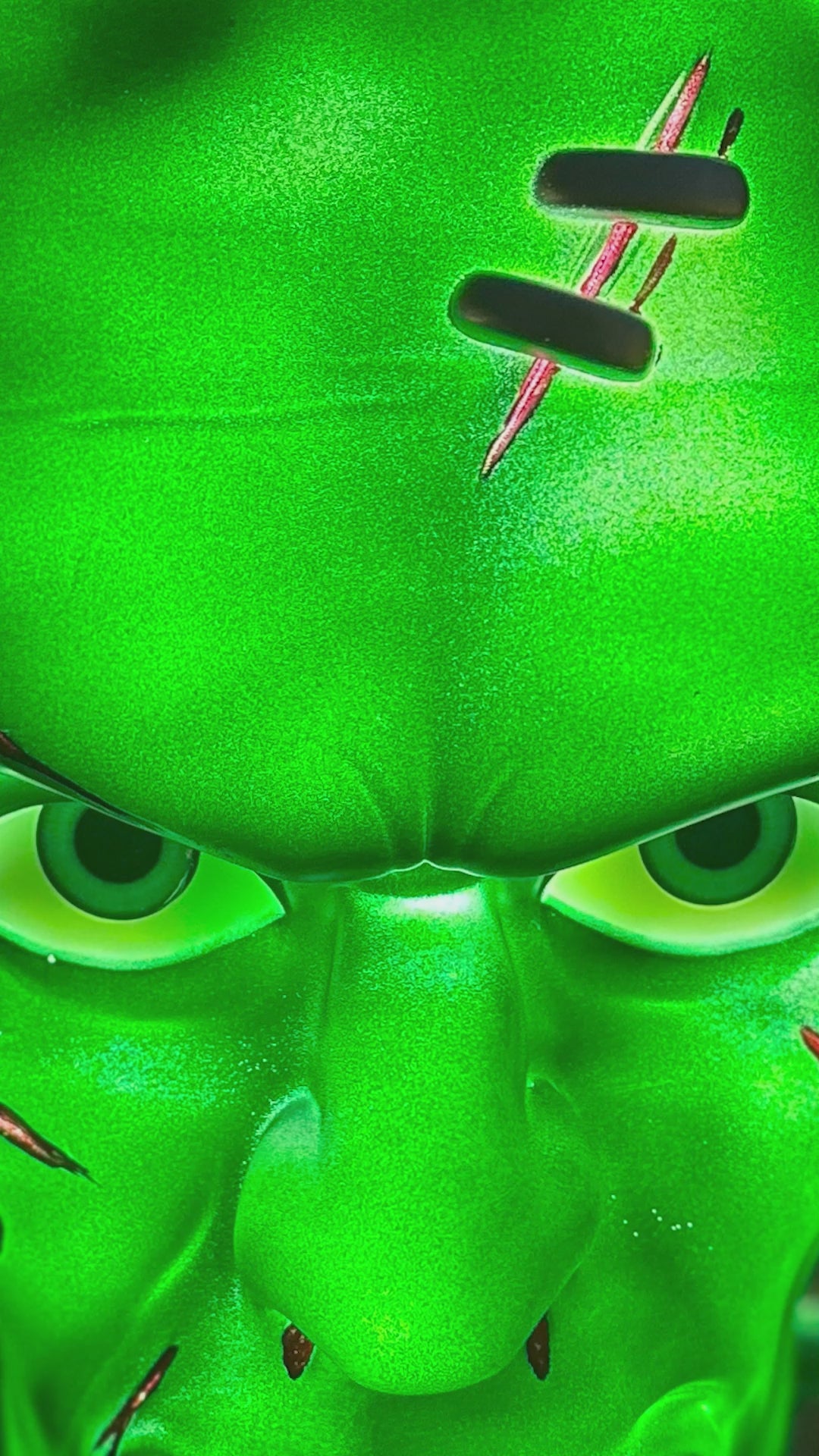 Giant Frankenstein Monster Pendant Lantern Prop 20-Inch-Tall Waterproof Outdoor Halloween Decoration