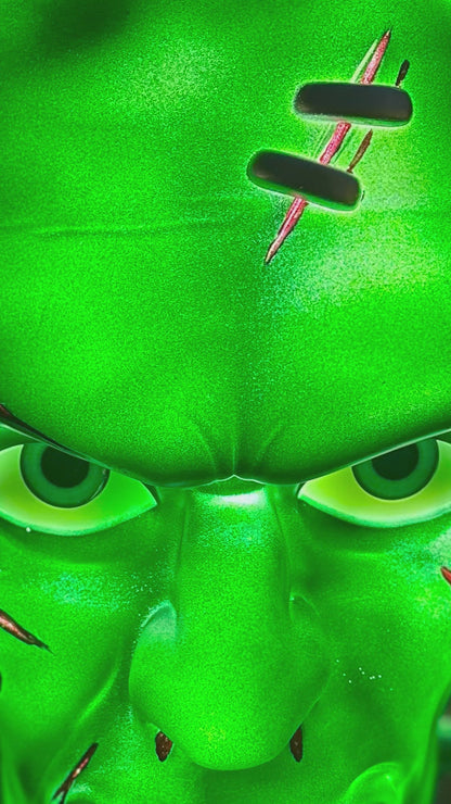 Giant Frankenstein Monster Pendant Lantern Prop 20-Inch-Tall Waterproof Outdoor Halloween Decoration