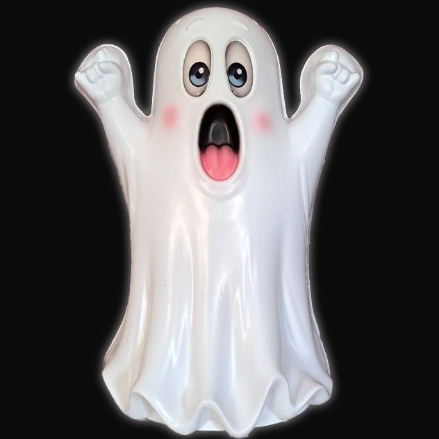 Friendly Ghost 20-Inch Tall Wall Hanging Light Halloween Decoration
