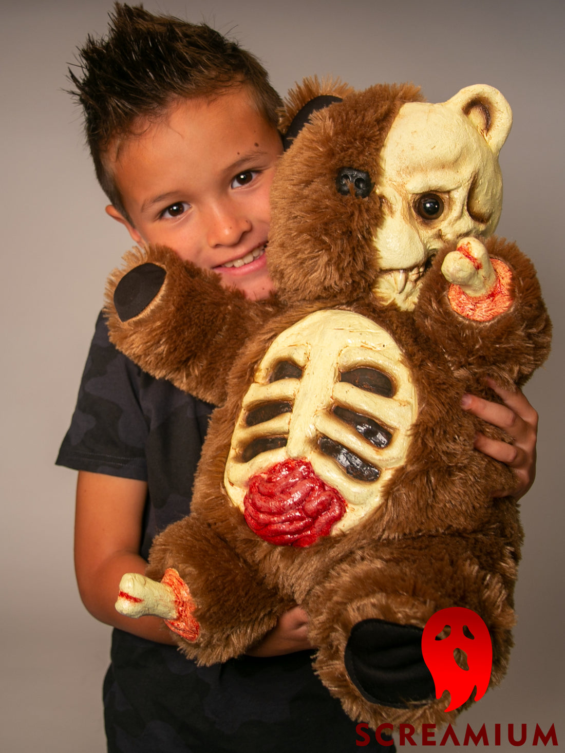 Monster Teddy Bear Skeleton Prop Halloween Decoration