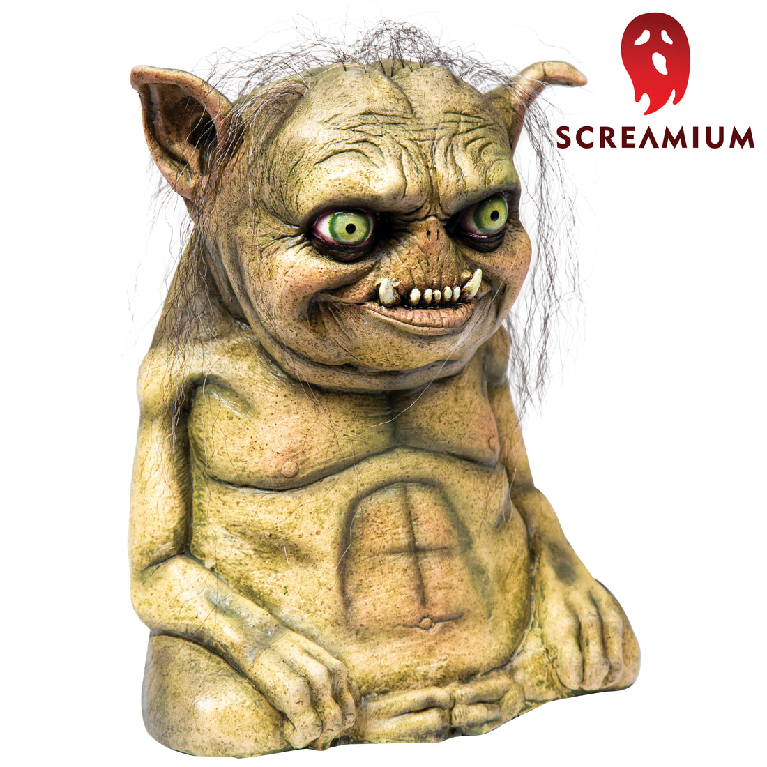 Troglyns FUNGUS Prop Troll Gremlin Monster with Stringy Hair Halloween Decoration