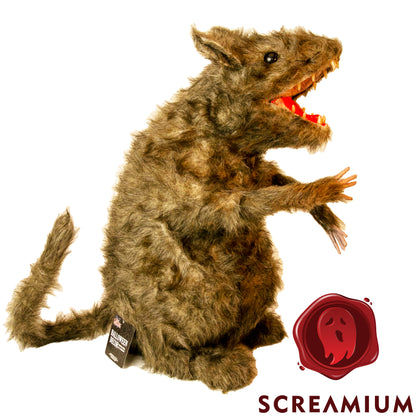Giant Hairy Rat Prop : 2-Foot-Tall Halloween Decoration